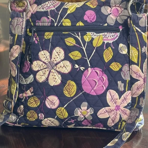 Vera Bradley Purple and Yellow Floral Backpack​​​ - Picture 5 of 12